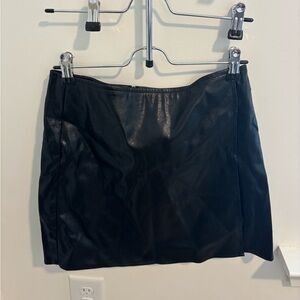 She + Sky Black Mini Skirt